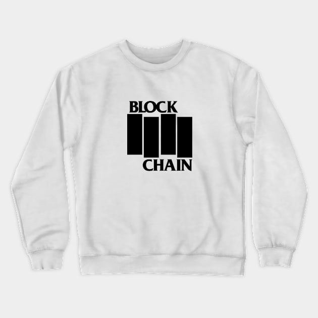 BLOCKCHAIN Crewneck Sweatshirt by bembureda